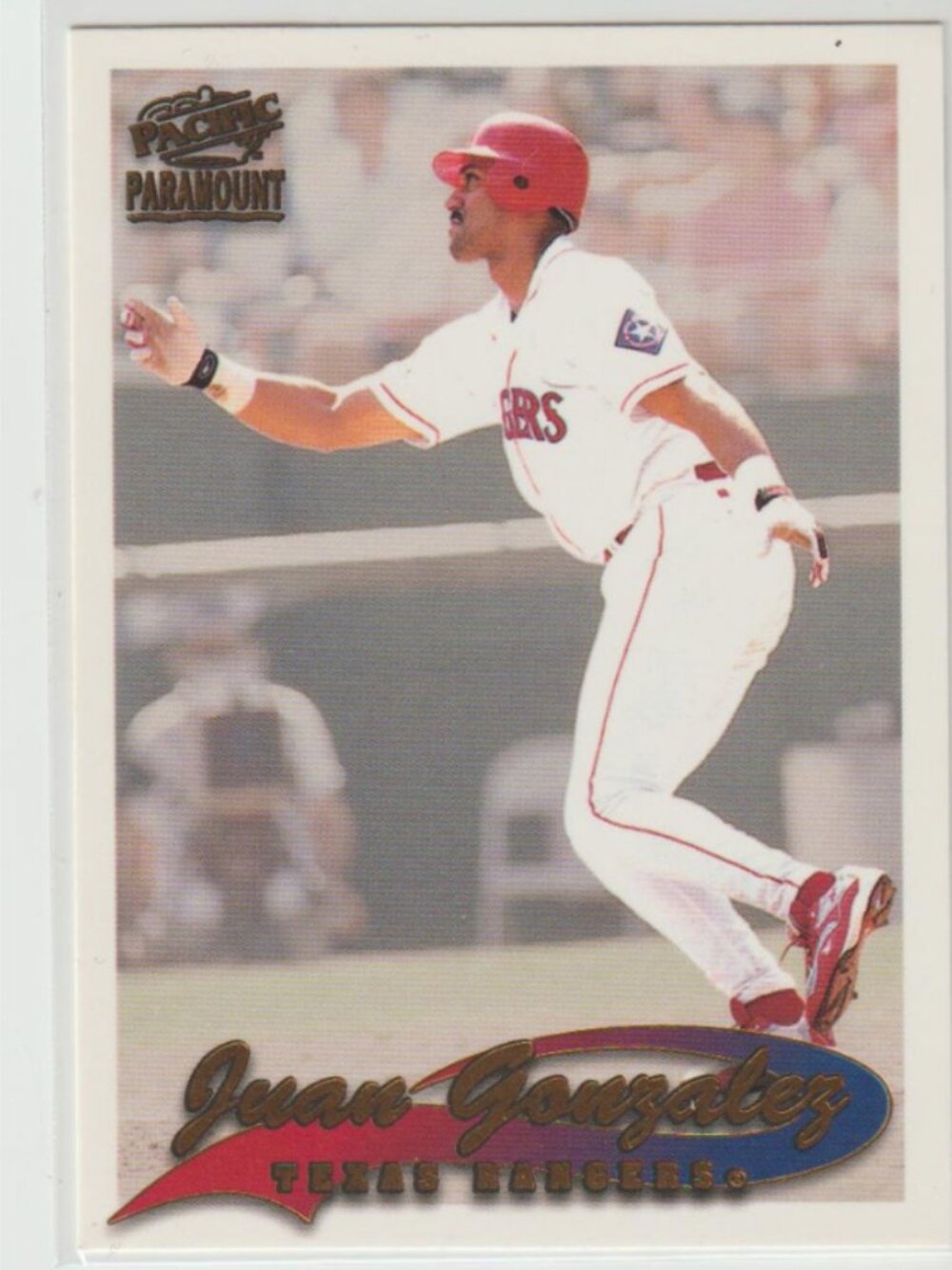 Rare Juan Gonzalez 1999 Pacific Paramount Gold Foil #233